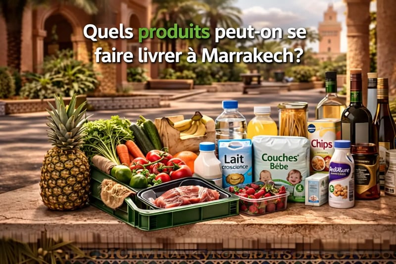 Produits livrés à Marrakech
