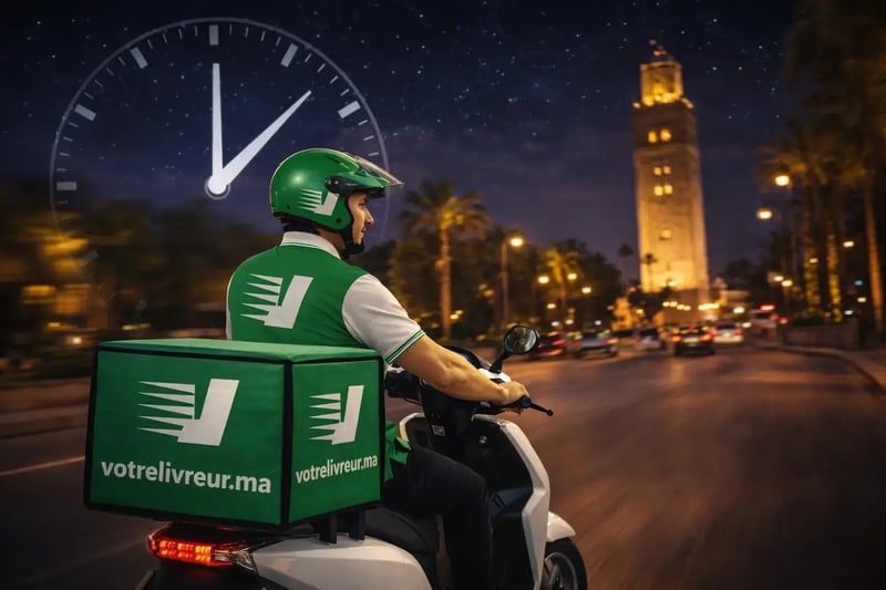 Temps de livraison à Marrakech
