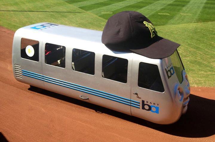 BART Mobile wearing billed cap
