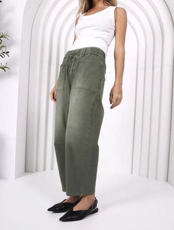 Leo Barrel Jean Khaki Monaco Jeans
