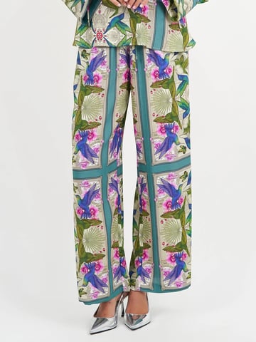 Viscose Relaxed Pant Teal Liberty Rose
