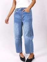 Toni Barrel-Leg Jeans White Monaco Jeans