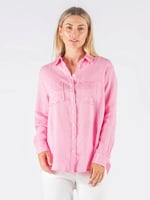 Classic Linen Shirt Natural Worthier