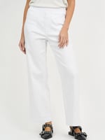 Maddy Wide Leg Jean White Threadz