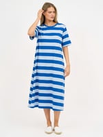 Cotton Jersey Dress Black Liberty Rose