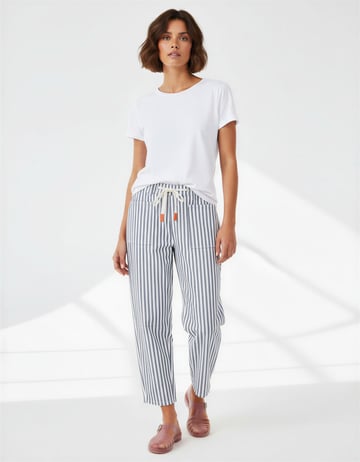 Carter Barrel Jean Stripe Blue Monaco Jeans