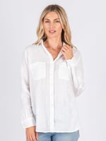 Classic Linen Shirt Natural Worthier
