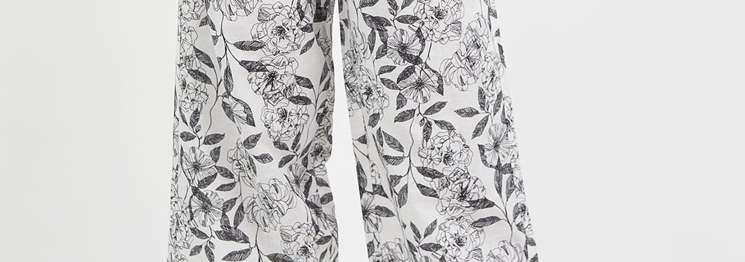 Relaxed Linen Pant Black Liberty Rose