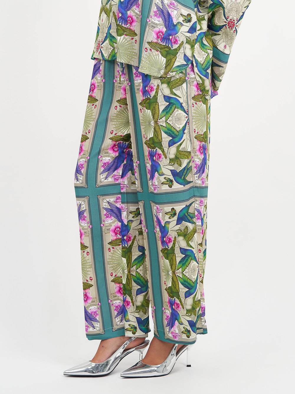 Viscose Relaxed Pant Teal Liberty Rose