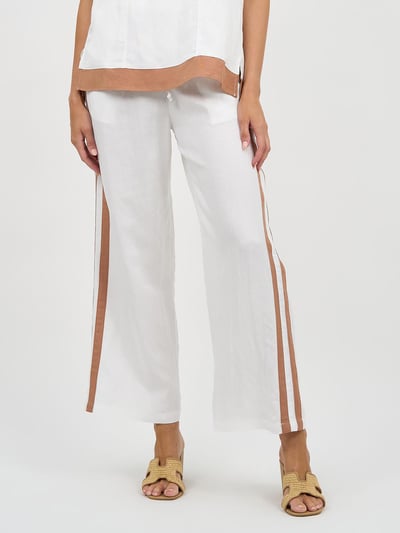 Contrast Detail Pant White Worthier