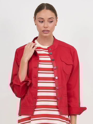 Denim Jacket Red Threadz