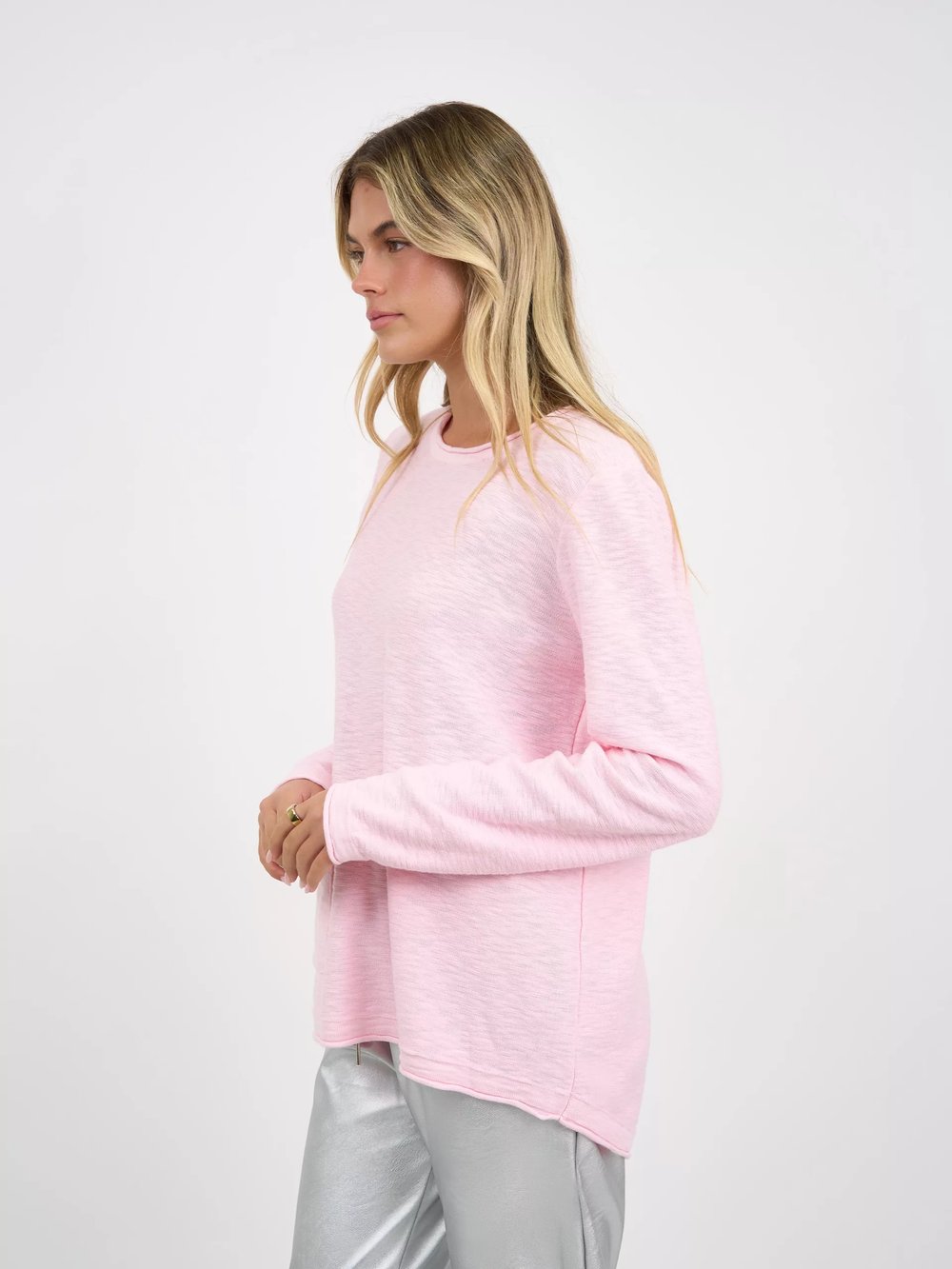 Double Pocket Knit Pink Worthier