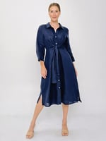 Tie Waist Shirt Dress Hazel Worthier