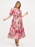 Tier Detail Dress Light Blue Liberty Rose