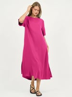 Cupro Relaxed Dress Black Liberty Rose