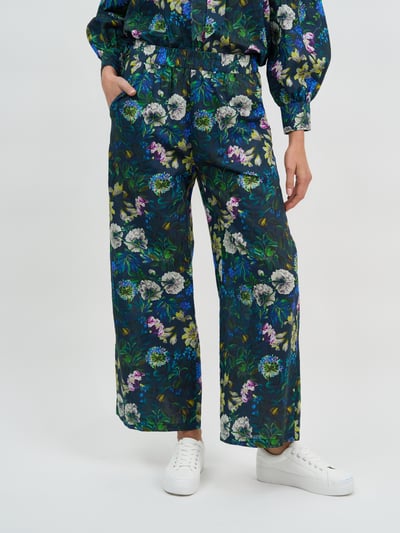 Linen Relaxed Pant Navy Liberty Rose