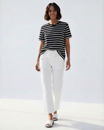 Leo Barrel Jean White Monaco Jeans