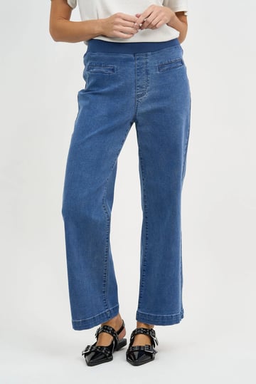 Maddy Wide Leg Jean Blue Threadz