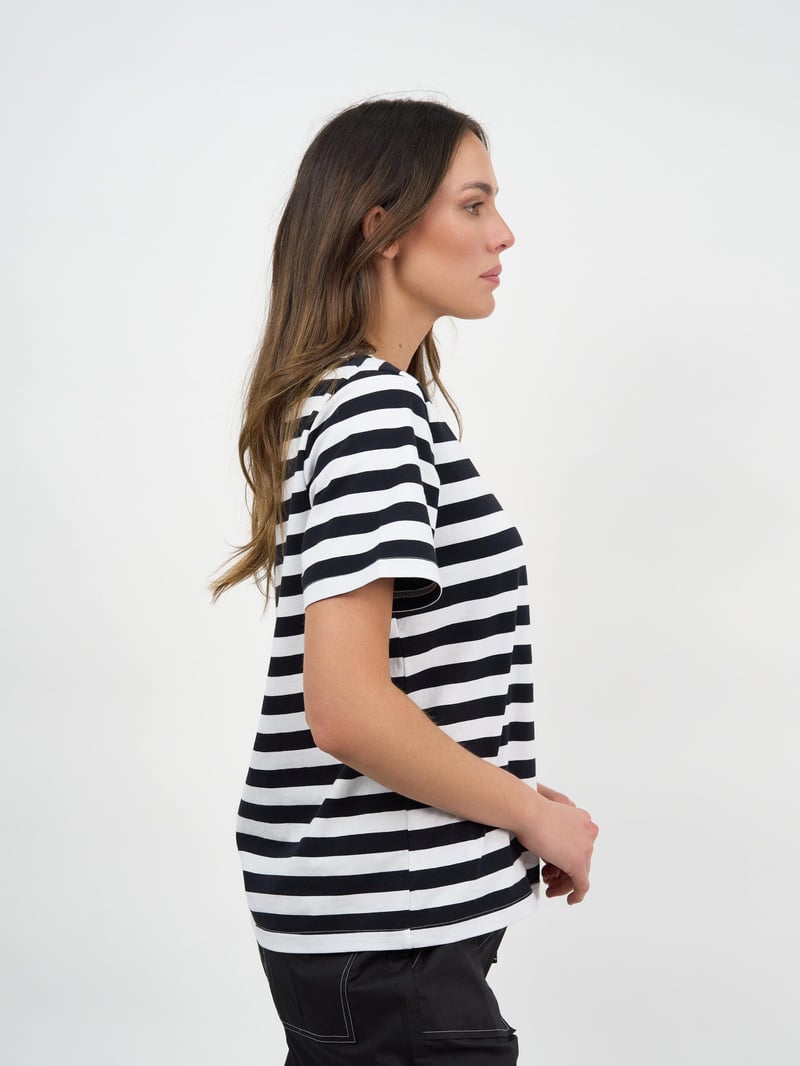 Cotton Jersey Stripe Tee Stripe Essentials