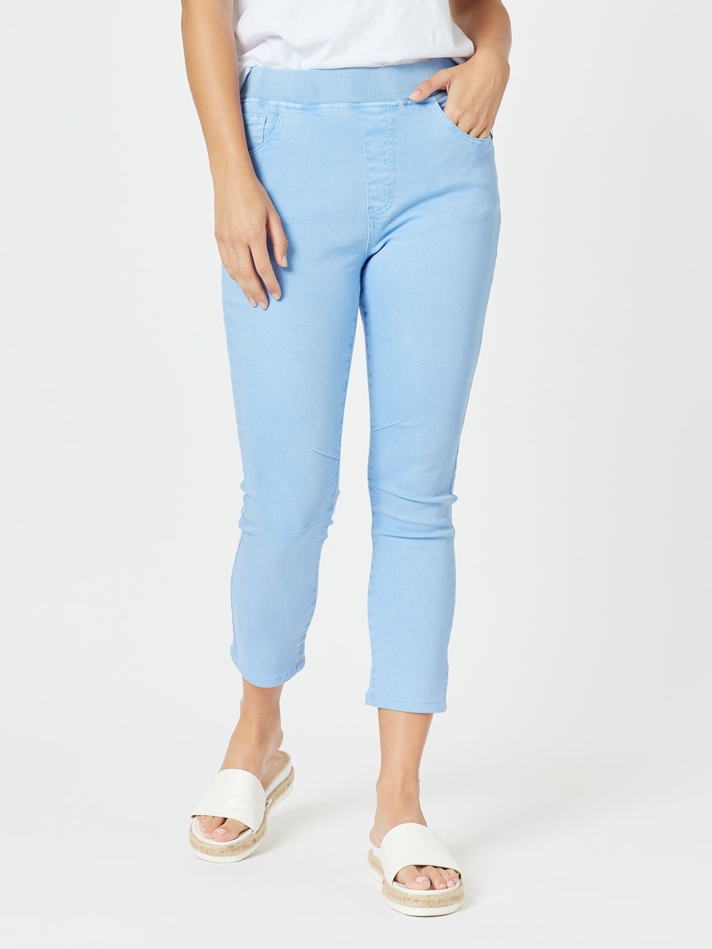 Stretch Pull On Jean Blue Threadz