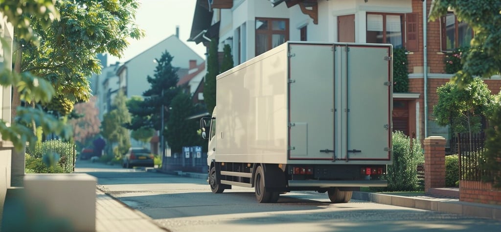a truck on the street