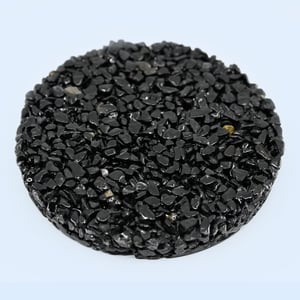 Black Gravel pebble epoxy blend sample – Stone Carpet Pros