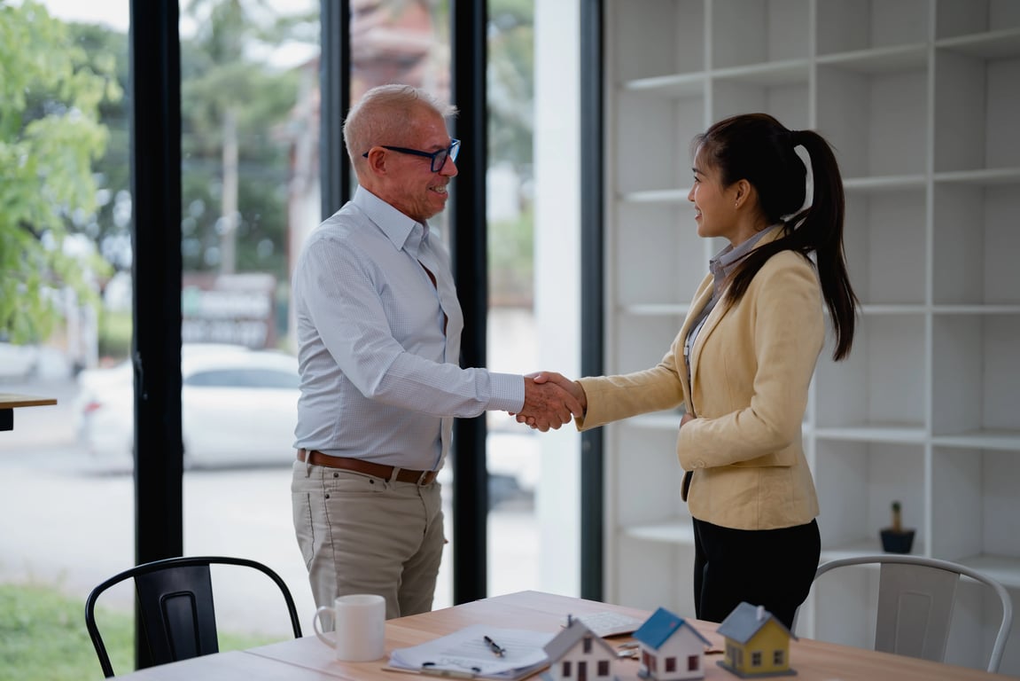 Happy homeowner after closing with Spectrum Property Solutions.