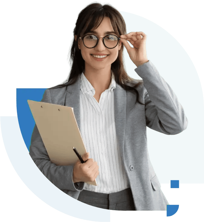 Spectrum Property Solutions team member preparing documents for a quick as-is home sale