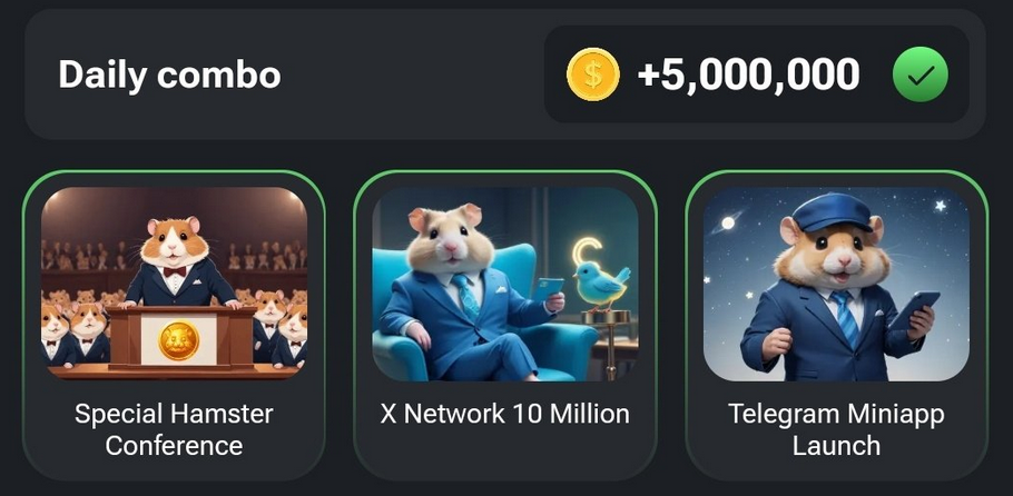 Daily Combo Hamster Kombat