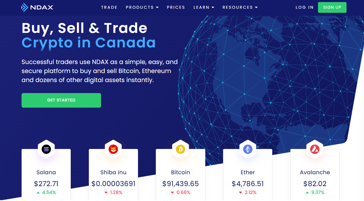 best crypto exchange in Canda: NDAX