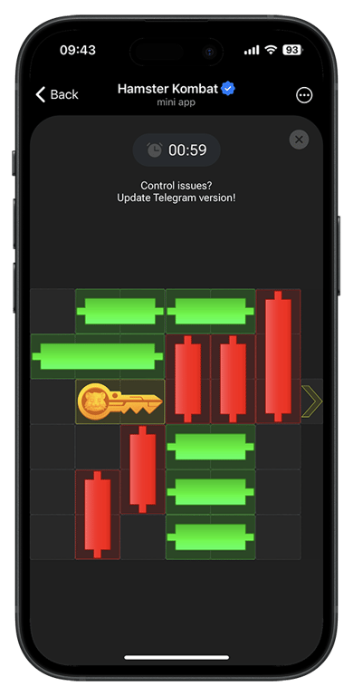 Hamster Kombat key puzzle