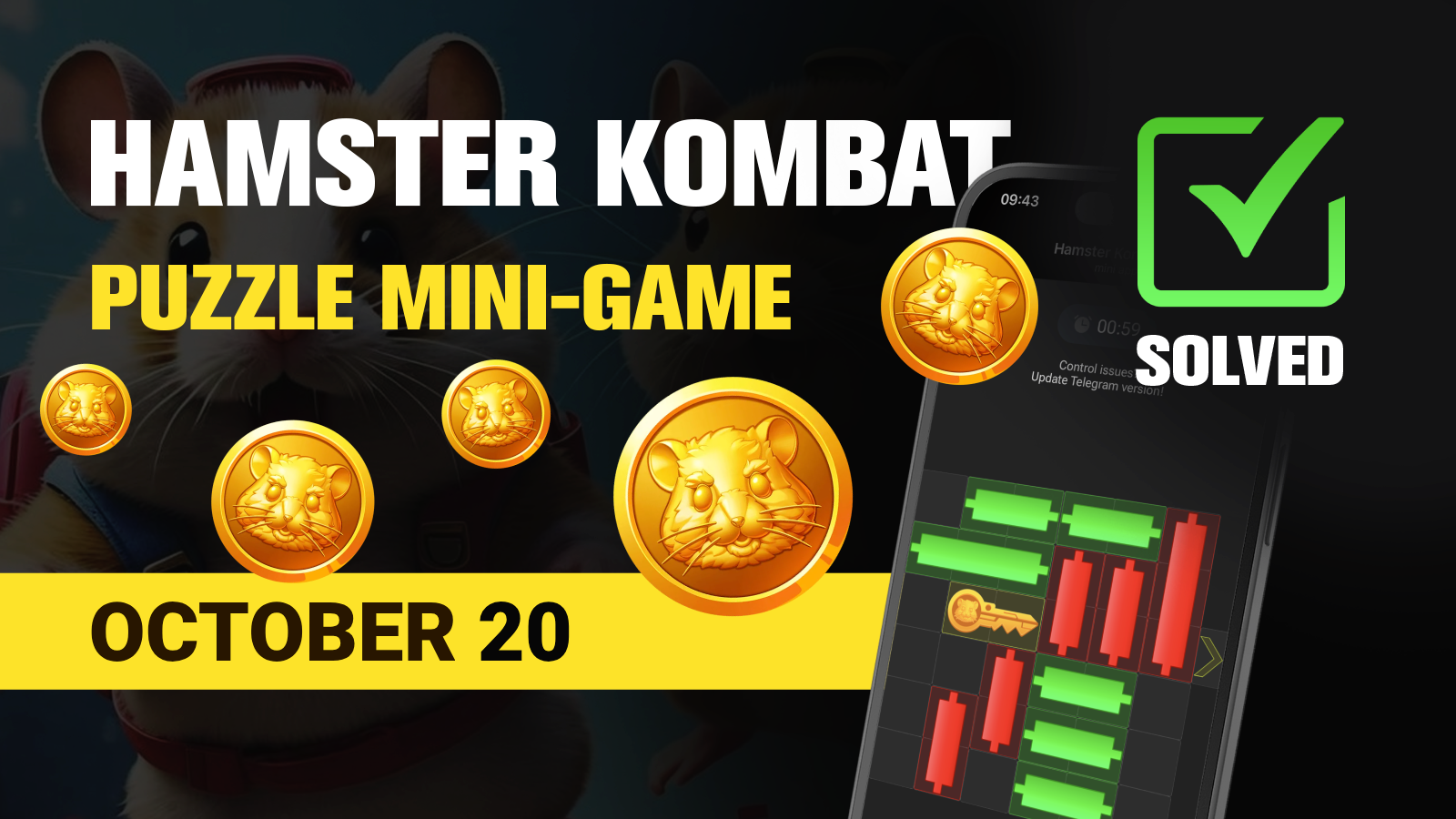 Hamster Kombat Mini Game Puzzle Solution October 20, 2024 CoinCodex