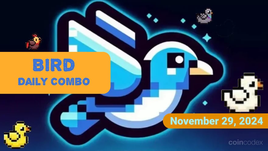 Bird Daily Combo for November 29, 2024 – Maximize Your Bird TON Rewards