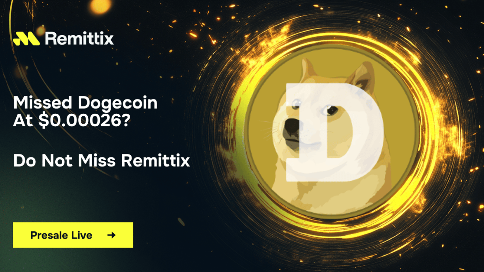 Buying Remittix (RTX) At $0.0156 Could Be Like Buying Dogecoin (DOGE) At  $0.0002 Before 50,000% Gains | CoinCodex