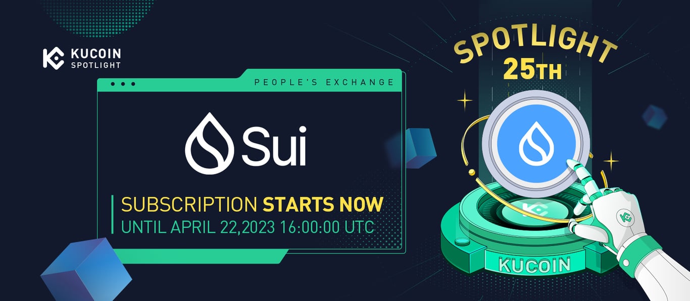 Sui token sale on KuCoin