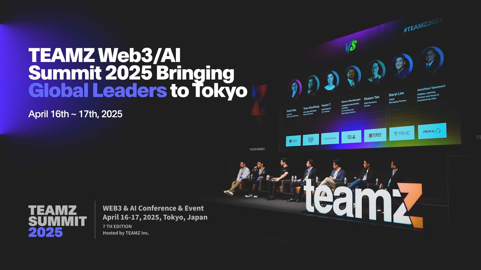 TEAMZ Web3?AI Summit 2025 Bringing Global Leaders to Tokyo CoinCodex