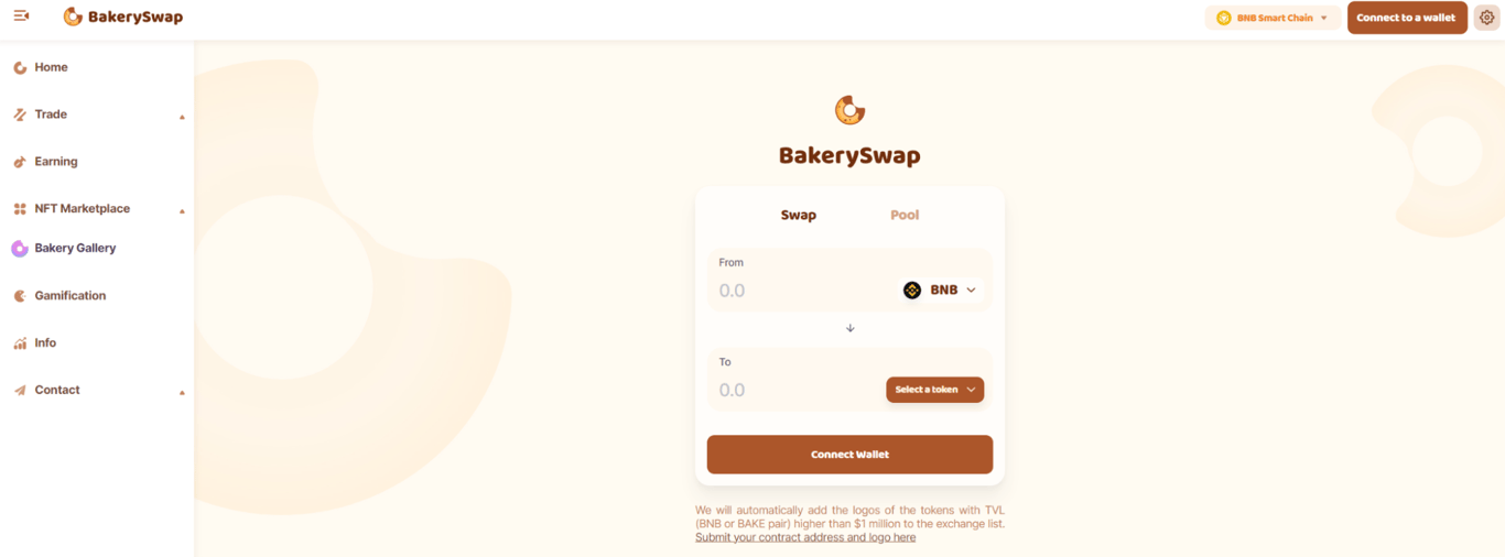 bakeryswap website