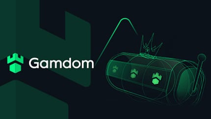 Interfaccia del casinò Gamdom su desktop e mobile