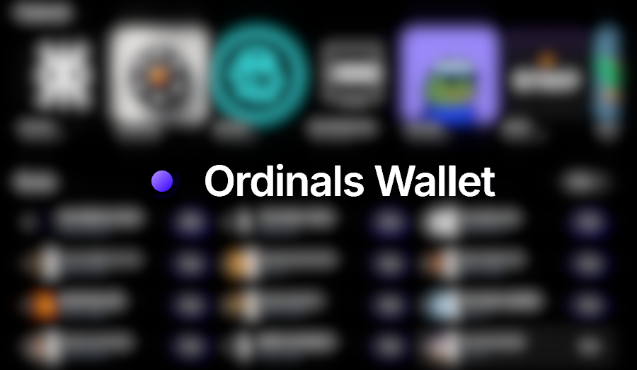 Ordinals Wallet