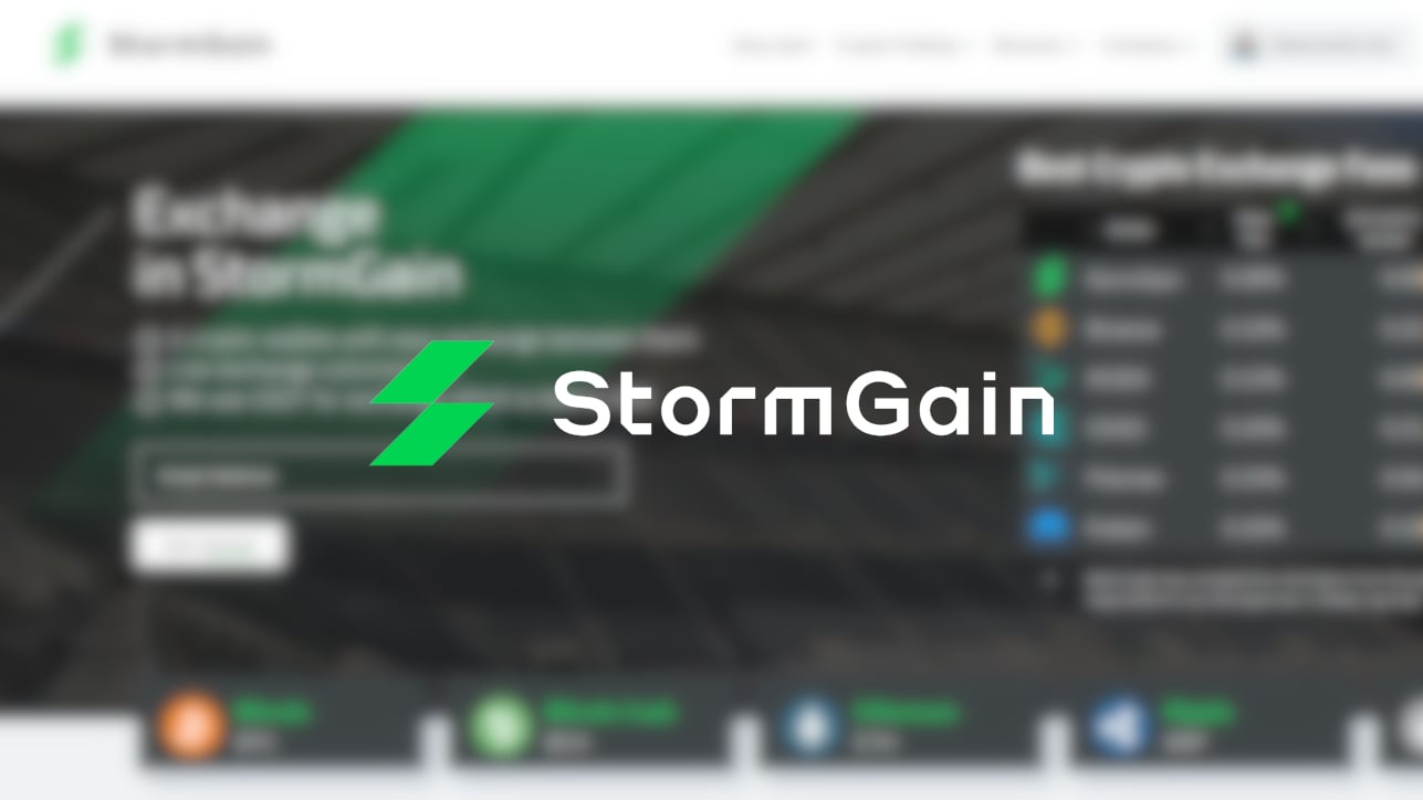 StormGain Review: An Innovative Crypto Exchange Suitable For New Users |  CoinCodex