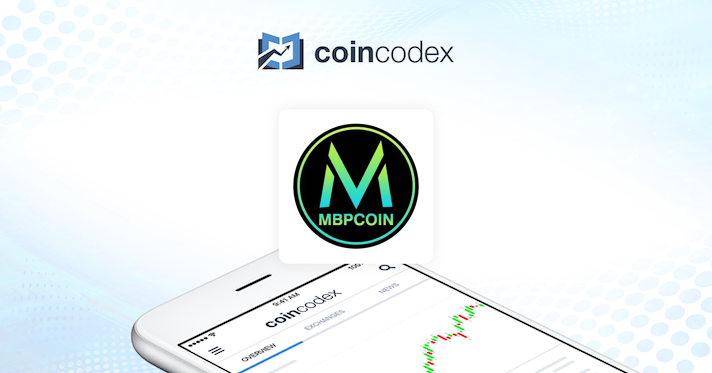MBP Coin Price: Live MBP/USD Rate, Market Cap & MBP Price Chart | CoinCodex