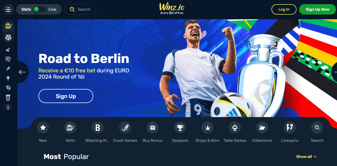 Winz is one of the best Ethereum sports and betting site in 2024