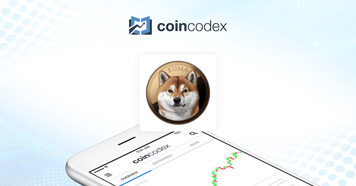 Kuma Price: Live KUMA/USD Rate, Market Cap & KUMA Price Chart | CoinCodex