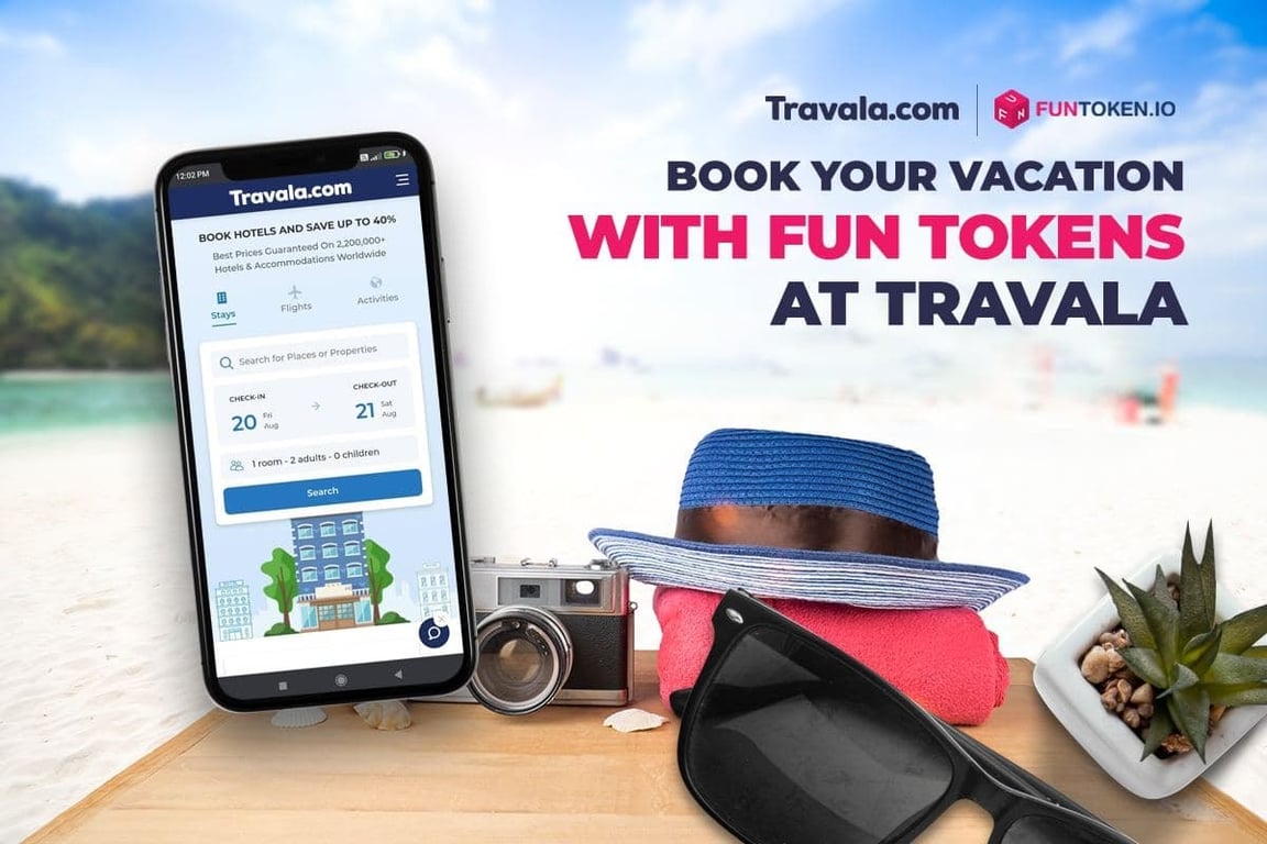 Travala Integrates FUN Token Payments in Latest Crypto Partnership