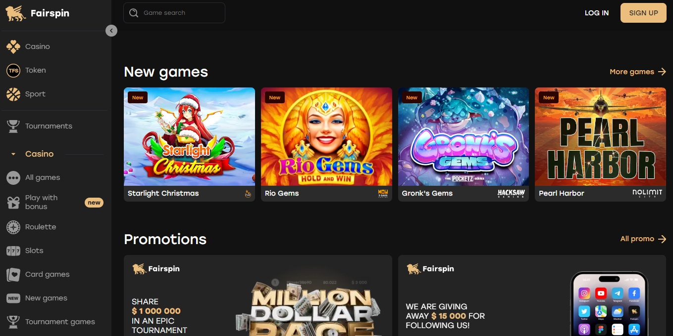 Best crypto and bitcoin casino Fairspin