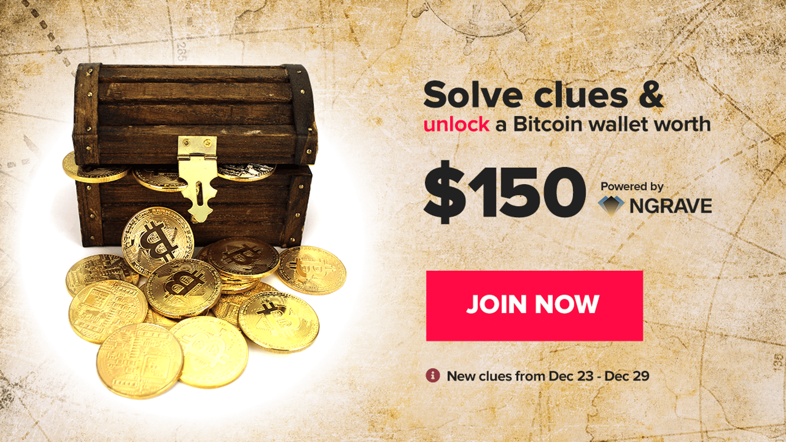 Crypto Treasure Hunt - Unlock the wallet containing $150 worth of Bitcoin!  | CoinCodex
