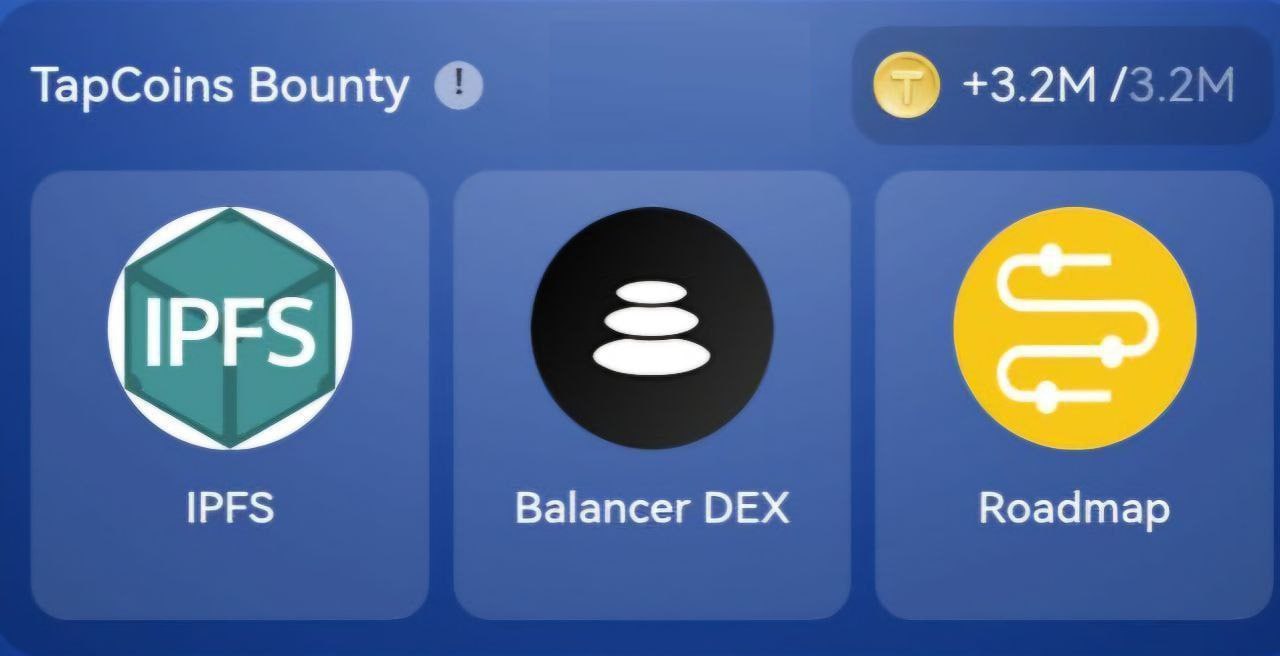 tapcoin daily bounty bonus