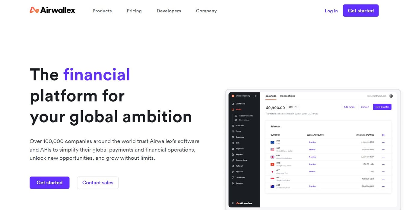 airwallex website