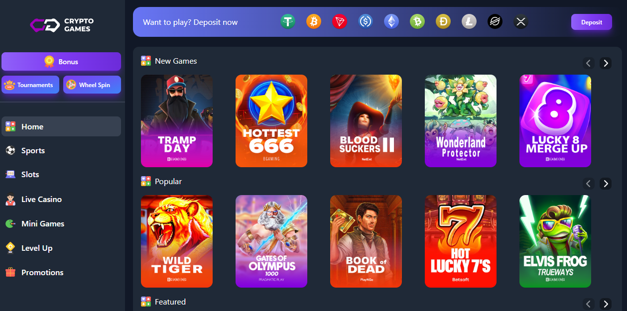 crypto-games casino