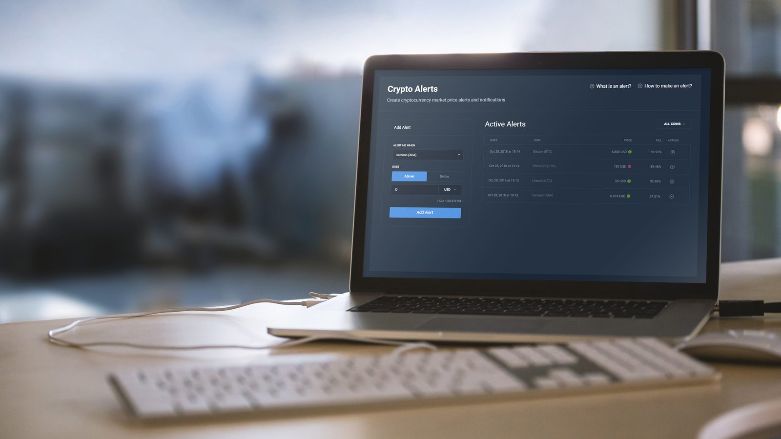 How to Create an Alert? | CoinCodex